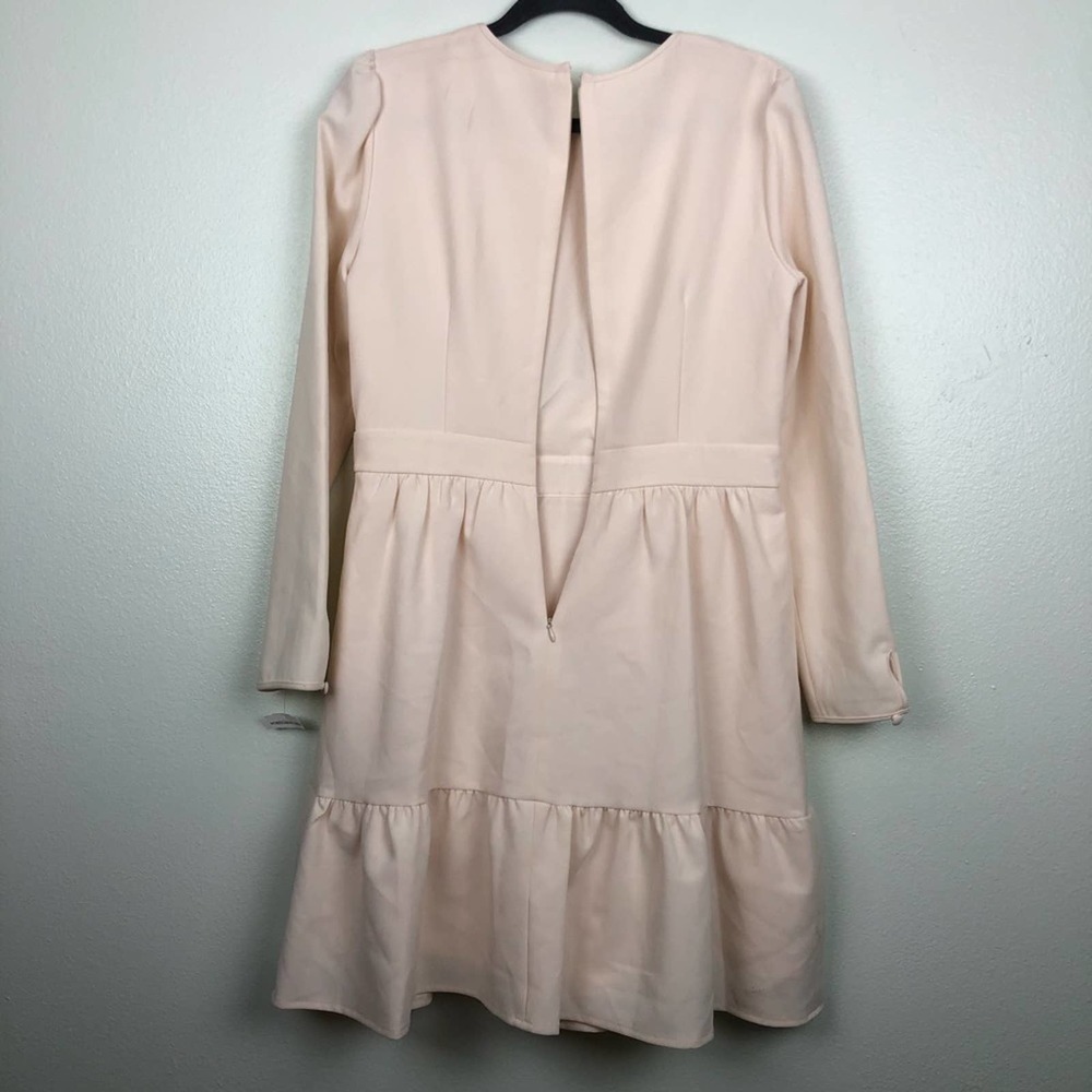 Gal Meets Glam 10 Hayley Ruffle Long Sleeve Dress - Picture 9 of 16